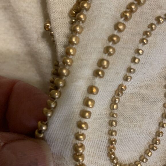 Judith March Sz Medium Hot Southern Mess bling tee/tunic w/crochet/lace sleeves - Picture 10 of 10